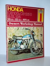 Honda CB100, CB125S & SL123 Owners Workshop Manual