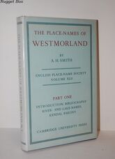 The Place-Names of Westmorland English Place-Name Society Volume XLII Part